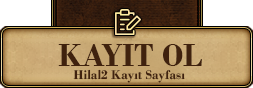 Hilal2- Kayıt Ol